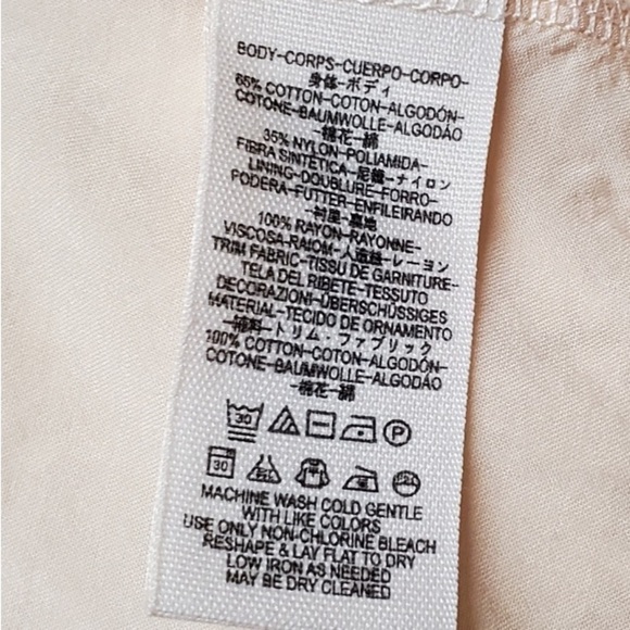 Free People Wallflower Cream Nude Lace Tent Style Mini Dress - Picture 13 of 16